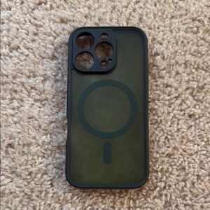 Matte Forest Green MagSafe Phone Case with iPhone 16 pro - barely used